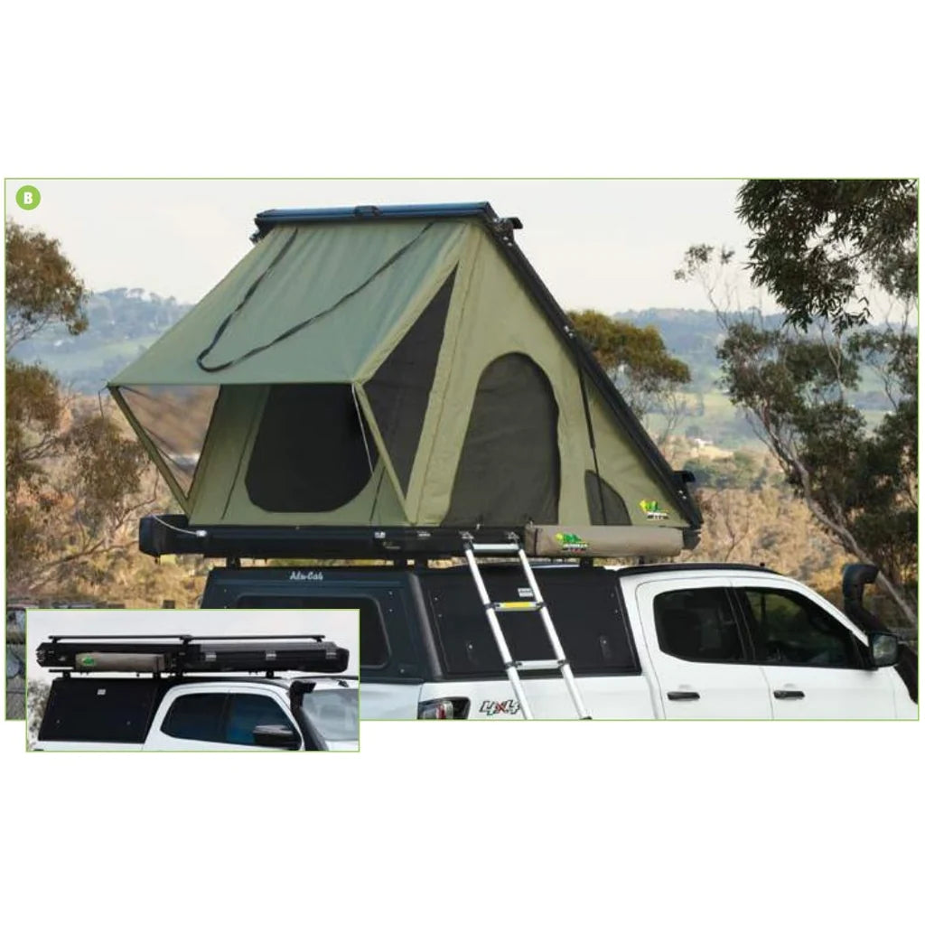 rooftop tent australia SWIFT 1400 ALUMINUM HARDTOP ROOFTOP TENT – 4x4extrasonline