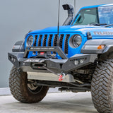 Predator Bull Bar - Matte Black Powder Coat (Suitable for Jeep Wrangler JL and JT Gladiator 2019 Onwards) Bull Bar Offroad Animal