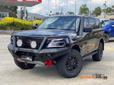 Toro Bull Bar - Matte Black Powder Coat (Suitable for Nissan Patrol Y62 Series 5 2020 to Current) Bull Bar Offroad Animal