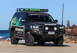 PREMIUM DELUXE BULL BAR - BLACK, 60.3MM TUBE (LANDCRUISER 200 SERIES 2015+ SAHARA VX)  Ironman