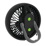 Rechargeable Hi-Flow Tent Fan and LED Light Tent Fan Ironman