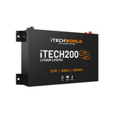 iTECH200SS Super Slim Deep Cycle Lithium Battery with Bluetooth LiFePO4 200Ah Itechworld