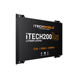 iTECH200US Ultra Slim Deep Cycle Lithium Battery with Bluetooth LiFePO4 200Ah Itechworld
