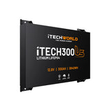 iTECH300US Ultra Slim Deep Cycle Lithium Battery with Bluetooth LiFePO4 300Ah Itechworld