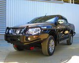 DELUXE COMMERCIAL BULL BAR TO SUIT MITSUBISHI TRITON MQ AND FIAT FULLBACK 2016 ONWARDS Ironman
