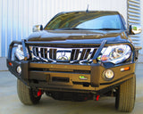 DELUXE COMMERCIAL BULL BAR TO SUIT MITSUBISHI TRITON MQ AND FIAT FULLBACK 2016 ONWARDS Ironman