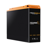 iTECH100SX Slim Deep Cycle Lithium Battery with Bluetooth LifePO4 100Ah Itechworld