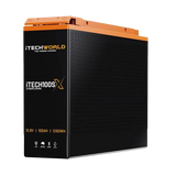 iTECH100SX Slim Deep Cycle Lithium Battery with Bluetooth LifePO4 100Ah Itechworld