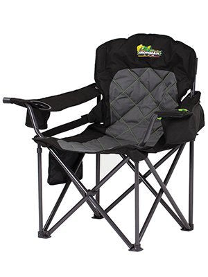 King Quad Camp Chair - With Lumbar Support Chair Ironman   