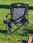 King Hard Arm Camp Chair - With Lumbar Support Chair Ironman   