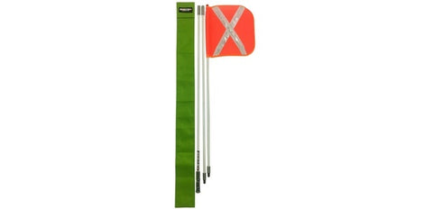 HIGH VIS FLAG 3M TALL - 300 X 290MM FLAG Recovery Essentials Ironman   