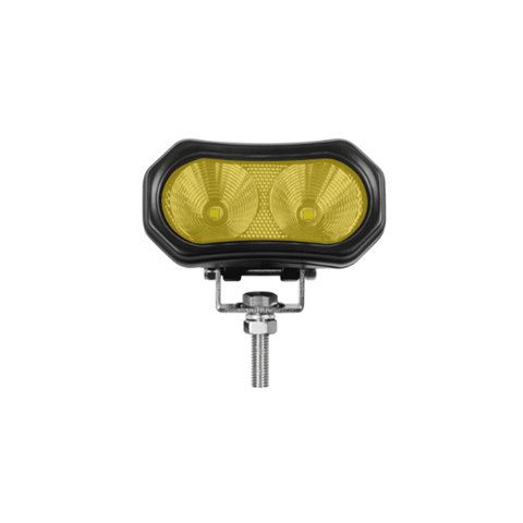 10W Universal LED Work Light - 93mm L (2 x 5W LED, 0.9A) - Amber Lighting Ironman   