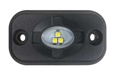 4.5W Flood Beam LED Rock Light - 77 x 44mm (each) - Clear Lighting Ironman   