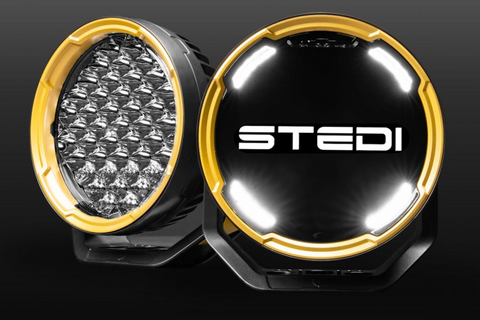 Type-X™ Pro Plus DRL Modern Rugged Pair Driving Lights STEDI