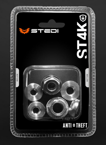 Anti-Theft Kit for the ST4K, ST3301 & ST-X LED Light Bar Side Brackets Bolts STEDI