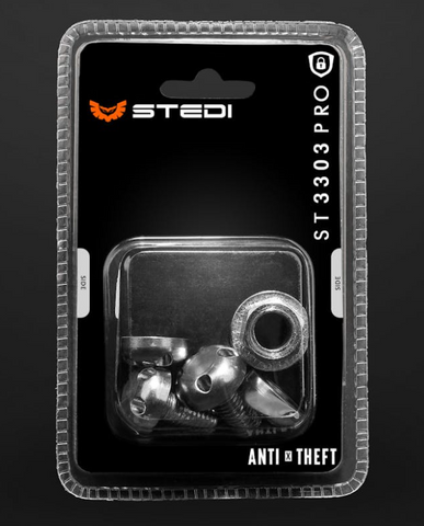 Anti Theft Kit for the ST3303 PRO LED Light Bars | Side Brackets Bolts STEDI