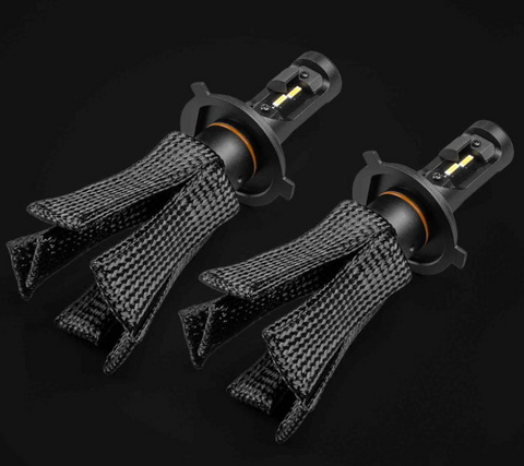 H4 Blackout LED Headlight Globes Headlight Globes STEDI