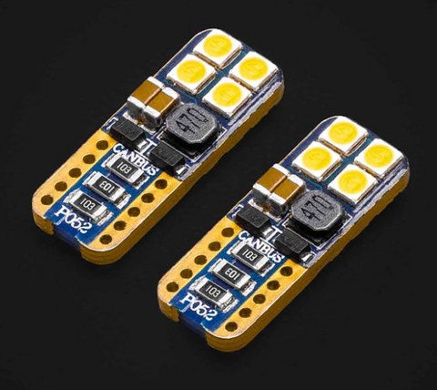 T10 W5W Wedge LED Bulbs (Pair) Led Light STEDI