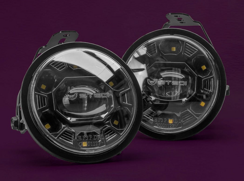 LED / DRL Fog Light to suit Ironman Bull Bars Fog Lights STEDI