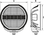 8" LED DRIVING LIGHT STEALTH S8 SERIES Driving Lights Roadvision   