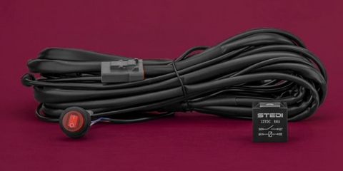 Single Connector Plug & Play SMART Harness™ High Beam Driving Light Wiring Driving Lights STEDI