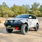 Cobra Bull Bar - Matte Black Powder Coat (Nissan Patrol Y62 Series 5 2020 to Current) Bull Bar Offroad Animal   