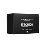 iTECH100 Deep Cycle Lithium Battery LiFePO4 100Ah Itechworld