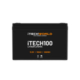 iTECH100 Deep Cycle Lithium Battery LiFePO4 100Ah Itechworld