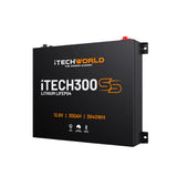iTECH300SS Super Slim Deep Cycle Lithium Battery with Bluetooth LiFePO4 300Ah Itechworld