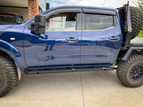 Rock Sliders (Nissan Navara NP300 Dual Cab 2015 to 2023) Rock Sliders Offroad Animal   