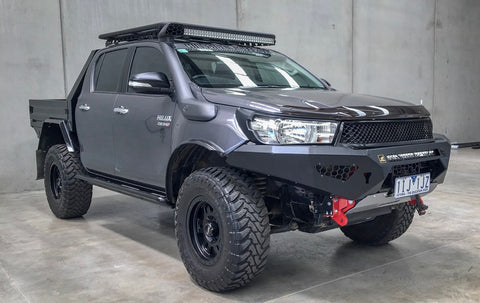 Predator Bull Bar - Matte Black Powder Coat (Suitable for Toyota Hilux N80 2015 to 2020) Bull Bar Offroad Animal   