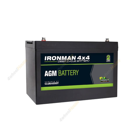 105AH DEEP CYCLE AGM BATTERY Auxiliary Battery Ironman   