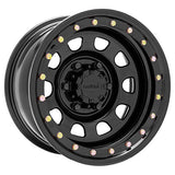 Steel Simulated Beadlock D Style Black 16x8 5/150 0 110.2