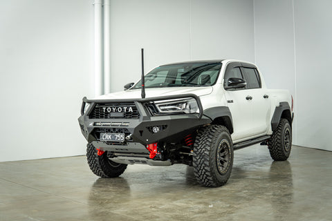 Toro Bull Bar - Matte Black Powder Coat (Suitable for Toyota Hilux N80 GR Sport 2023 Onwards) Bull Bar Offroad Animal   