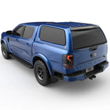 MY22 Ford Ranger Wild Trak Fender Flares - Full Set Smooth Style - Unpainted Ultra Matte Black