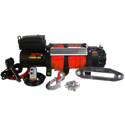 A-SERIES 12000LBS SYNTHETIC ROPE WINCH Winches Rhino 4x4   