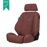 TOYOTA PRADO (2003-2009) J120 SERIES GX & GXL - NOT VX OR GRANDE - WITH SIDE AIRBAGS BLACK DUCK SEATCOVERS - PRA032ABC PRA037 PRA038 PRA03ABCDR  Black Duck Maroon Canvas Rear Bench 60/40 Split With Arm Rest Cover (Row Two) 