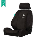 TOYOTA PRADO (2003-2009) J120 SERIES GX & GXL - NOT VX OR GRANDE - WITH SIDE AIRBAGS BLACK DUCK SEATCOVERS - PRA032ABC PRA037 PRA038 PRA03ABCDR  Black Duck 4Elements Black Driver Bucket 