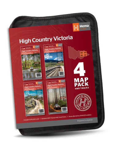 THE VICTORIAN HIGH COUNTRY MAP PACK  Hema Maps   