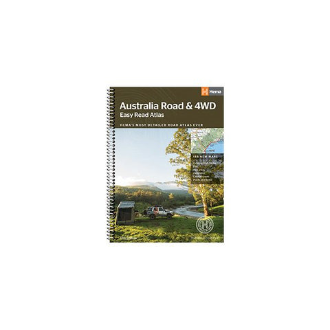 AUS ROAD & 4WD EASY READ ATLAS  Hema Maps   