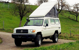 Roof Conversion Kit to suit Toyota  Land Cruiser 78 White  Alu-Cab   