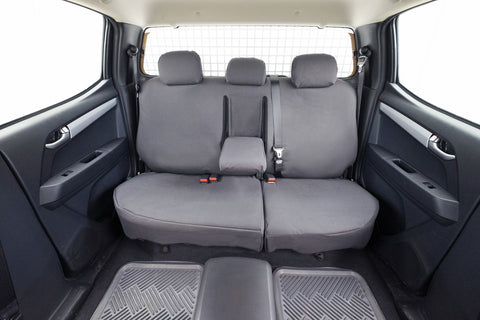 Canvas Comfort Seat Cover to suit Toyota Fortuner 2015 (Rear)  Ironman   