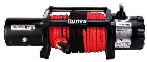 EWV12000 ULTIMATE 12V/24V WINCH WITH SYNTHETIC ROPE  Runva   