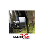 CLEARVIEW CVNG-TL-200S-IEB TOWING MIRRORS FOR TOYOTA LANDCRUISER 200 SERIES & LEXUS LX 570 [NEXT GEN; PAIR; MULTI-SIGNAL MODULE; ELECTRIC; BLACK]  Clearview Towing Mirrors   