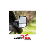 CLEARVIEW CVNG-TL-200S-IEB TOWING MIRRORS FOR TOYOTA LANDCRUISER 200 SERIES & LEXUS LX 570 [NEXT GEN; PAIR; MULTI-SIGNAL MODULE; ELECTRIC; BLACK]  Clearview Towing Mirrors   