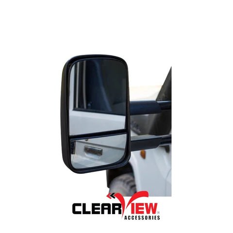 CLEARVIEW CV-TL-200S-EB TOWING MIRRORS [ELECTRIC; BLACK]  Clearview Towing Mirrors   