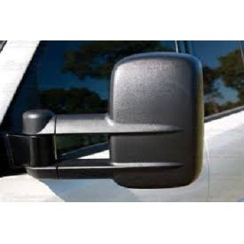 CLEARVIEW TOWING MIRRORS [ELECTRIC; BLACK] - MAZDA BT-50 (2012 ON) Towing Mirrors Clearview Towing Mirrors   