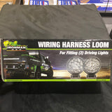 Driving Light Wiring Loom - Suits Set of Two (2) Lights with Daytime Running Lights  Ironman   